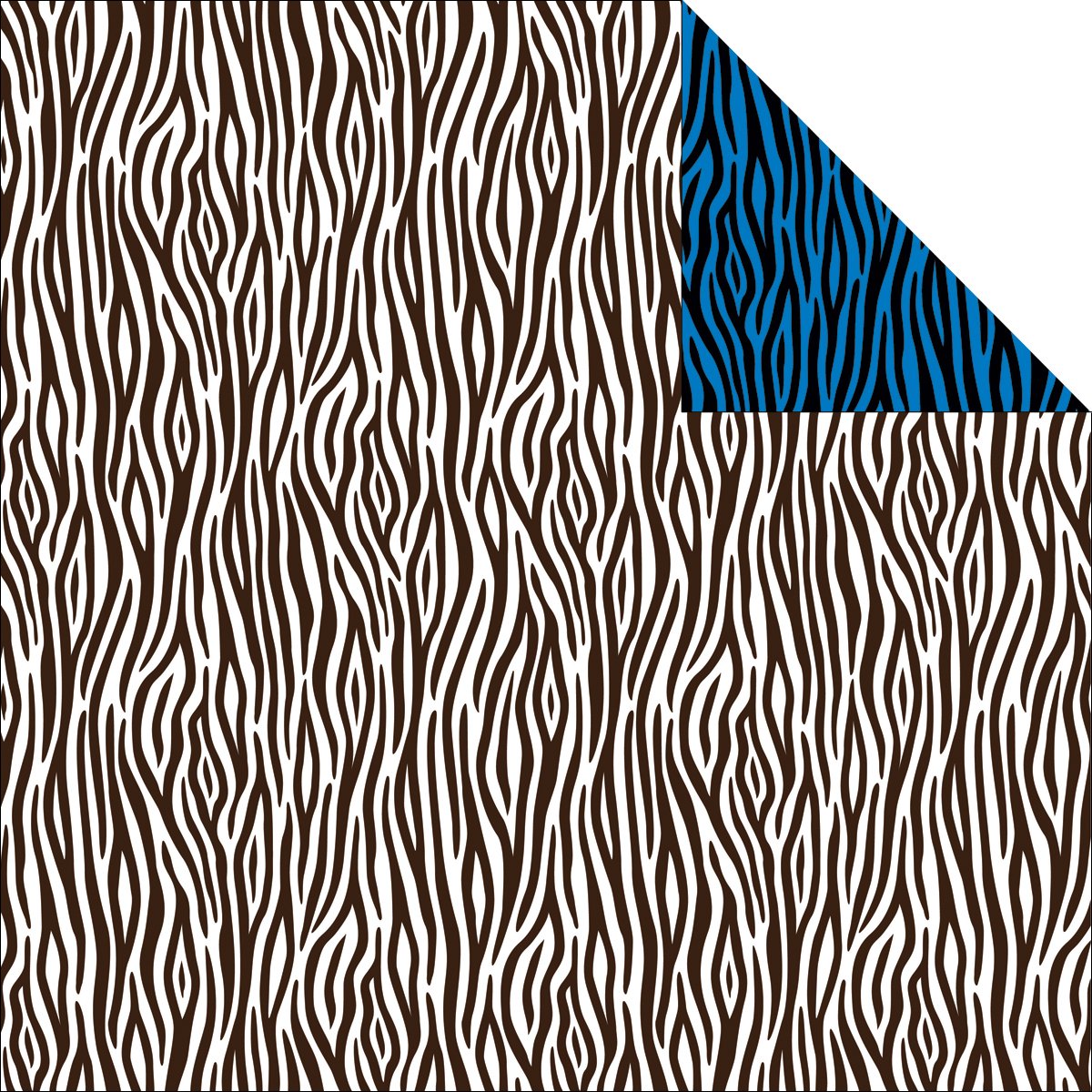 Reminisce Jungle-icious 12x12 Inch Double Sided Scrapbook Paper - Zebra Print Design, Pack of 25 Sheets | Perfect for Scrapbooking, Card Making, DIY Crafts & Home Decor Projects