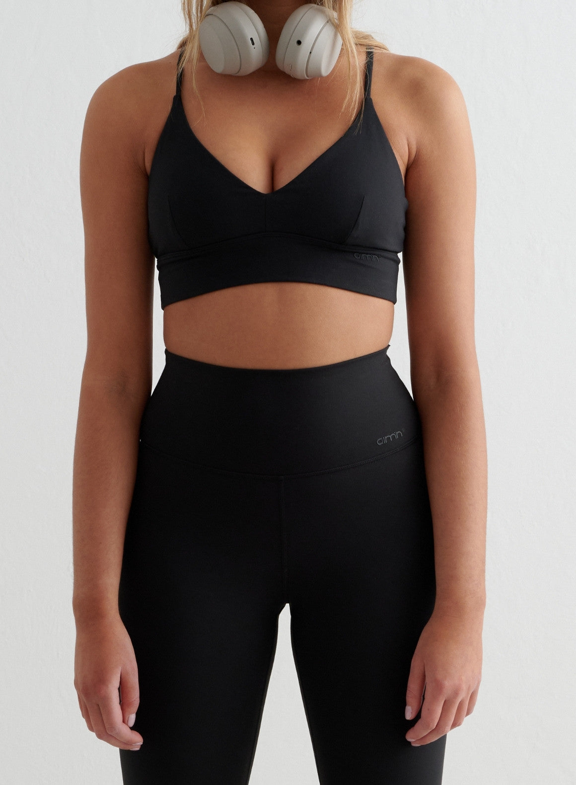 Black Sense Flare Tights - High Waist Yoga Pants for Women, Seamless Workout Leggings with Tummy Control - Perfect for Gym, Running, Pilates & Lounge Wear