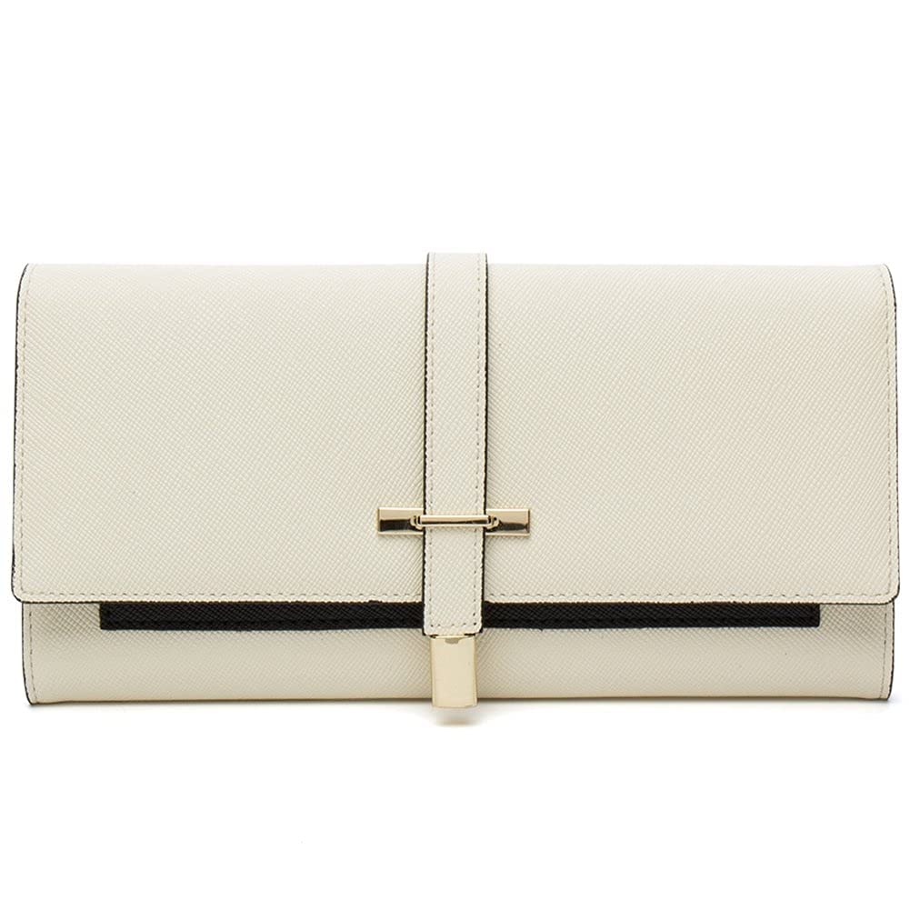CLUCI Small Crossbody Bags for Women with Wallet - Stylish White Leather Purse for Everyday Use, Travel & Shopping
