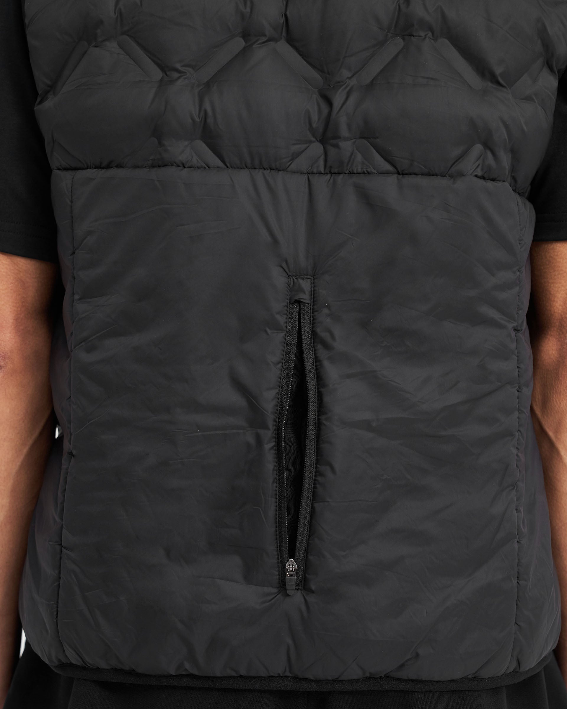 247 Lightweight Gilet Vest for Men & Women - Breathable Black Puffer Sleeveless Jacket for Outdoor Hiking, Running, and Casual Wear