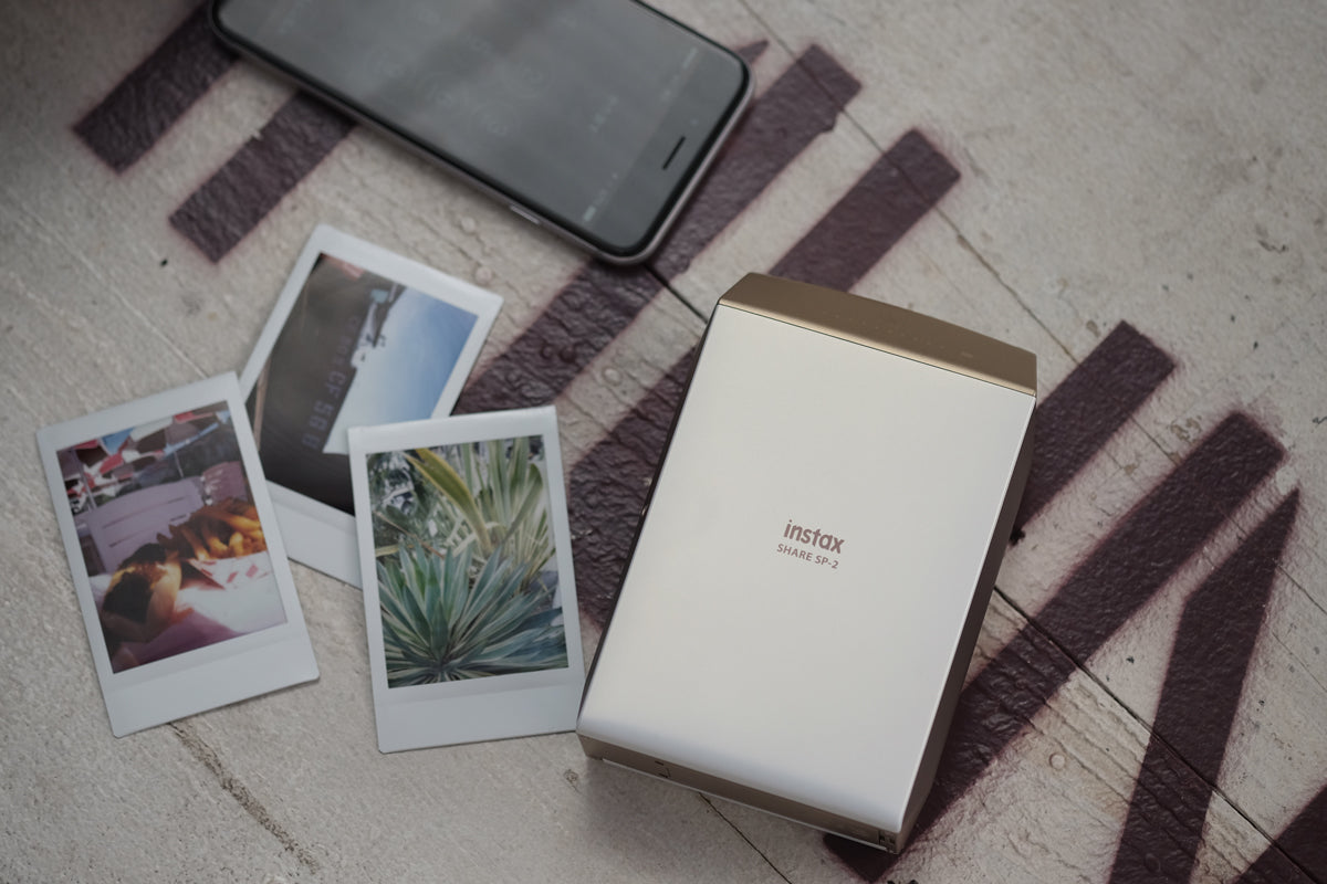 Fujifilm INSTAX Share SP-2 Smartphone Printer - Print Photos Instantly from Phone, Gold Edition | Perfect for Parties, Travel & Instant Photo Gifts