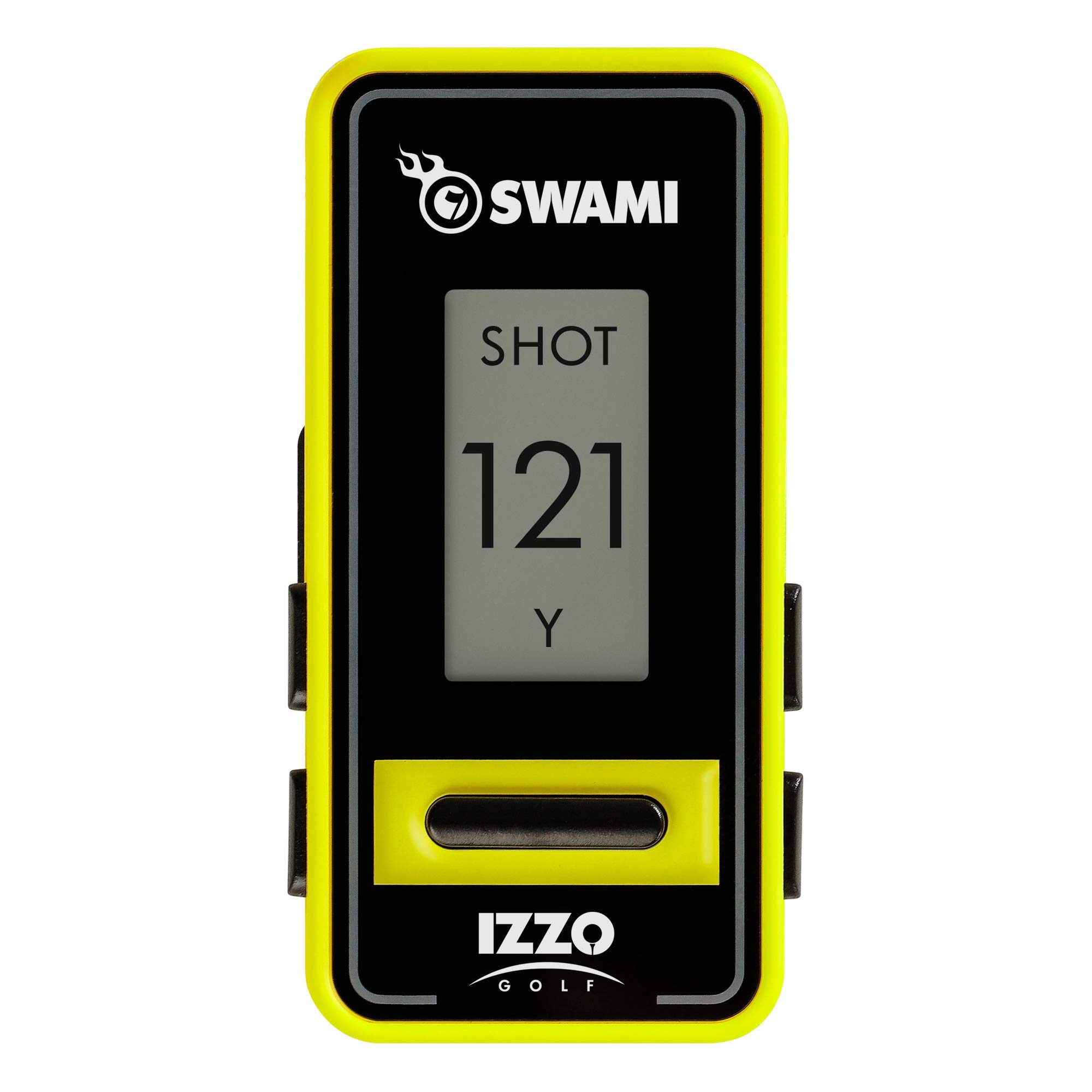 Izzo Golf Swami GPS with Voice - Yellow | On-Course Distance Tracker