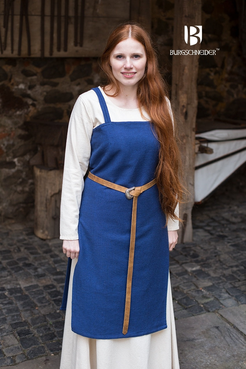 Viking Dress Frida Blue - Medieval Norse Costume for Women | Perfect for Cosplay, Renaissance Fairs & Historical Reenactments