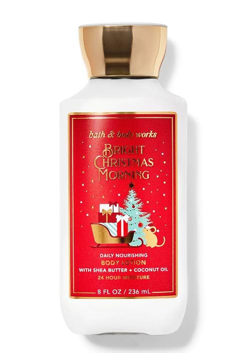 Bath & Body Works Christmas Morning Daily Nourishing Body Lotion 8 fl Oz - Holiday Gift & Winter Moisturizer for Dry Skin