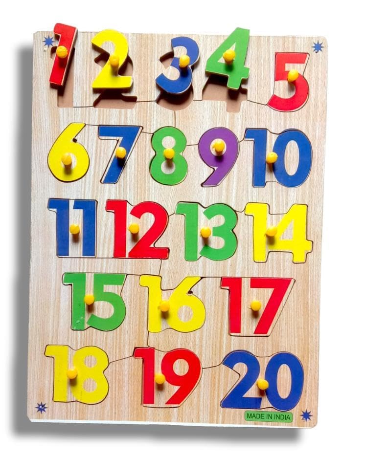 Numerical Counting 1 to 20 Early Development Toy for Kids - Educational Math Learning Game for Preschool & Kindergarten - Perfect for Homeschooling & Classroom Activities