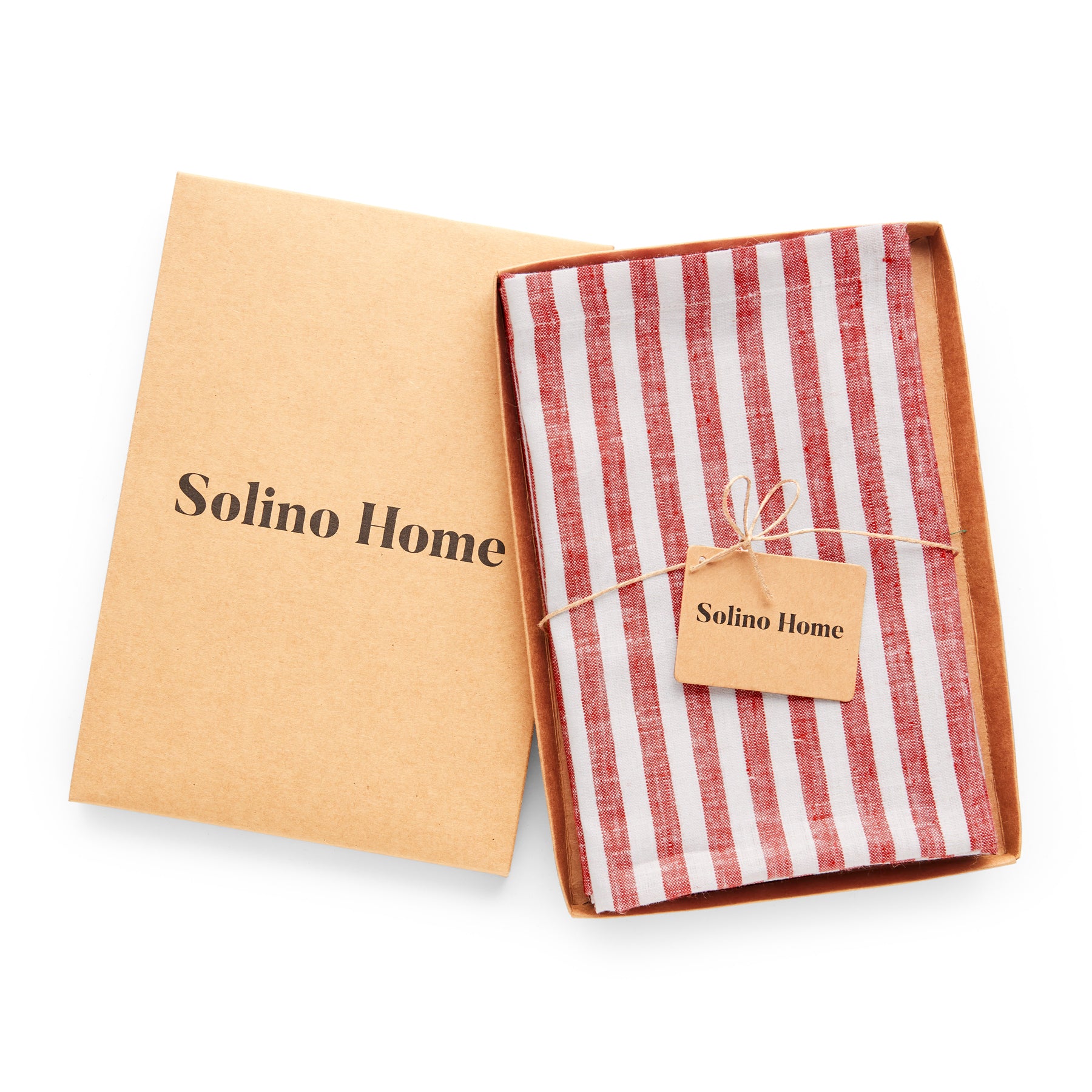 Amalfi Stripe Cotton Napkins Set of 12 - Premium Dinner Napkins for Formal Dining, Parties & Holiday Table Decor - Elegant Italian-Inspired Table Linens