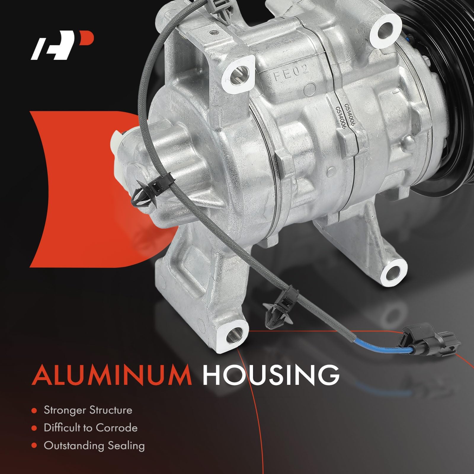 Premium AC Compressor with Clutch for Honda Fit 1.5L 2015-2018 - Direct Replacement Part for Cool & Comfortable Driving in Summer