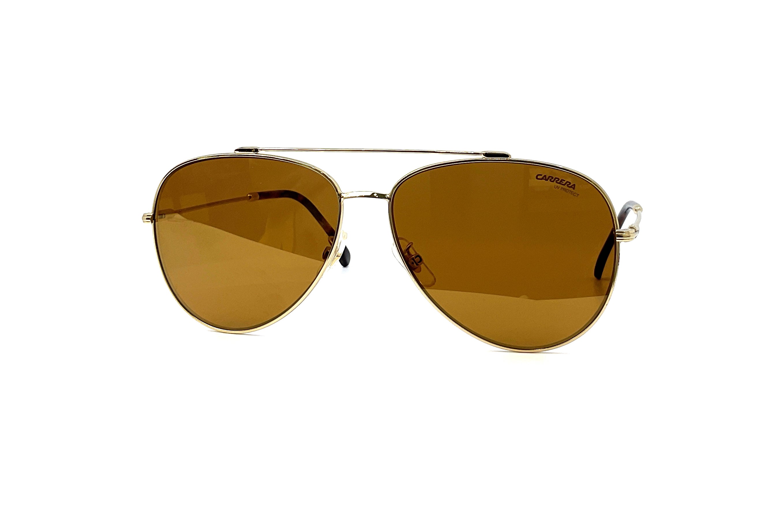 Carrera 183/F/S Gold Sunglasses - Polarized Aviator Sunglasses for Men & Women - UV Protection for Driving, Outdoor & Fashion Use