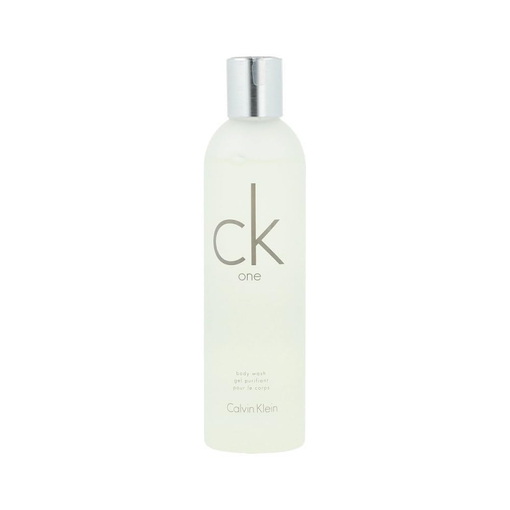 Calvin Klein CK One Body Wash 8.4 fl oz (250ml) - Refreshing Unisex Shower Gel for Men & Women - Perfect for Daily Use, Gym, Travel & Gift Sets