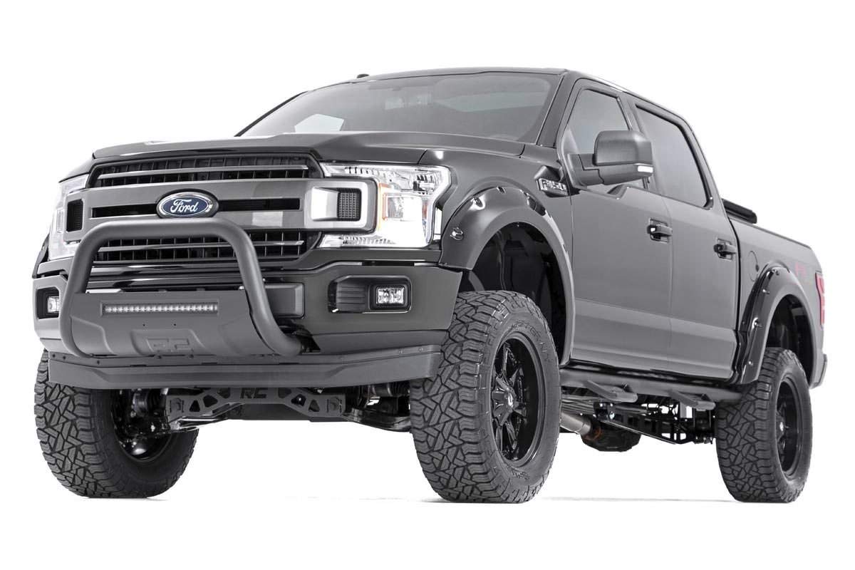 Rough Country Black LED Bull Bar with 20