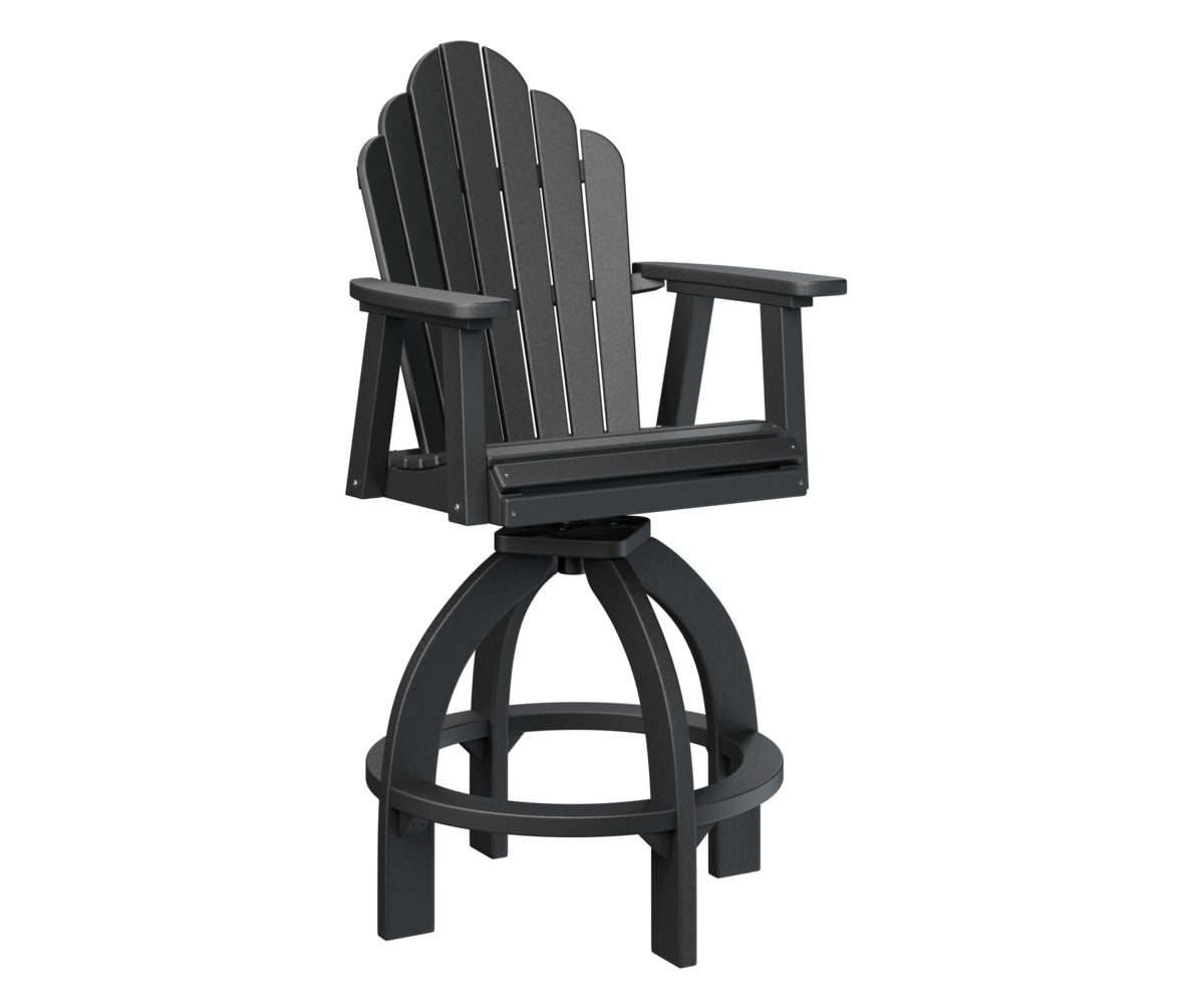 Berlin Gardens Cozi Back Swivel 30 XT Chair - Heavy Duty Outdoor Patio Furniture with Weather-Resistant Steel Frame - Perfect for Backyard, Deck, Garden & Poolside Relaxation