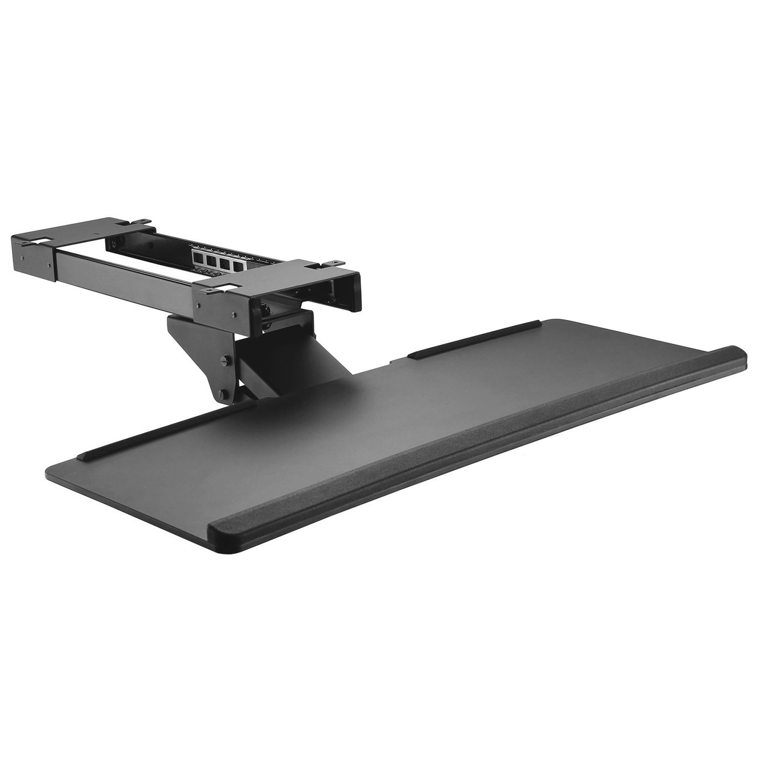 Ergonomic MC-757 Keyboard and Mouse Holder for Desk - 26.4 Inch Large Surface, Adjustable Height & Angle, Cable Management - Perfect for Office, Gaming & Home Workspace Setup