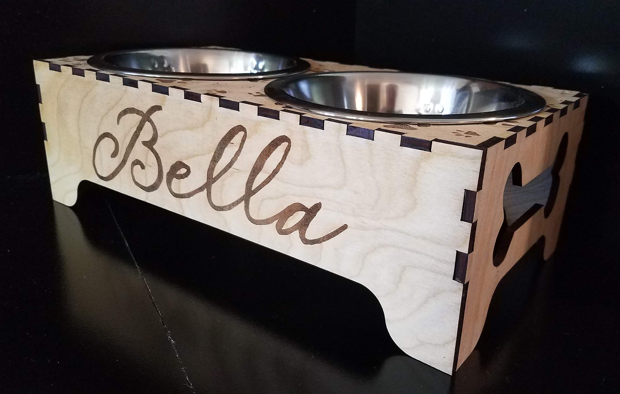 Custom Dog Bowls - Personalized Pet Food & Water Dishes for Small & Large Breeds - Perfect for Home, Travel & Outdoor Use