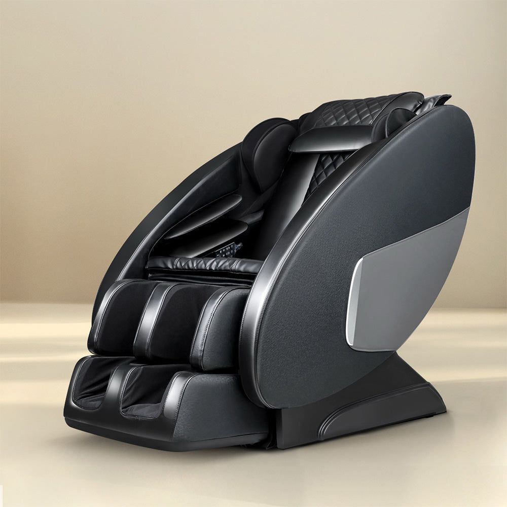 Livemor Electric Massage Chair with Recliner - Full Body Shiatsu Massager for Home & Office, Black (Ellmue Model) - Perfect for Relaxation, Pain Relief & Stress Relief