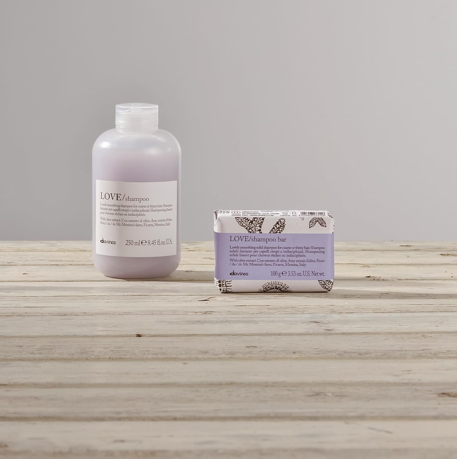 Davines Solid Cleansing Shampoo Bar & Body Wash Bar - 100% FSC Paper Wrapped, Recyclable with Aluminum Case Holder | Eco-Friendly Hair & Skin Care for Travel, Gym & Zero-Waste Lifestyle