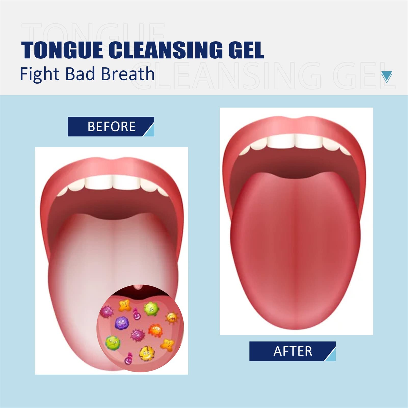 Premium Tongue Cleaner Kit with Brush & Scraper - 100% BPA Free Oral Care Solution for Adults & Kids | Effectively Reduces Bad Breath | Perfect for Daily Hygiene, Travel & Fresh Breath Maintenance