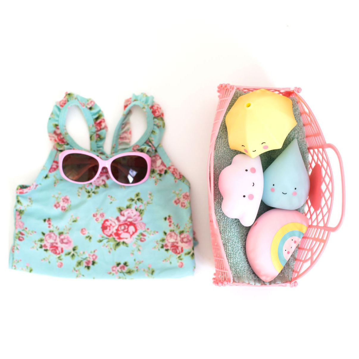 A Little Lovely Company Bath Toy Raindrop - Fun Water Play Toy for Toddlers & Kids - Perfect for Bathtime, Sensory Play & Early Learning