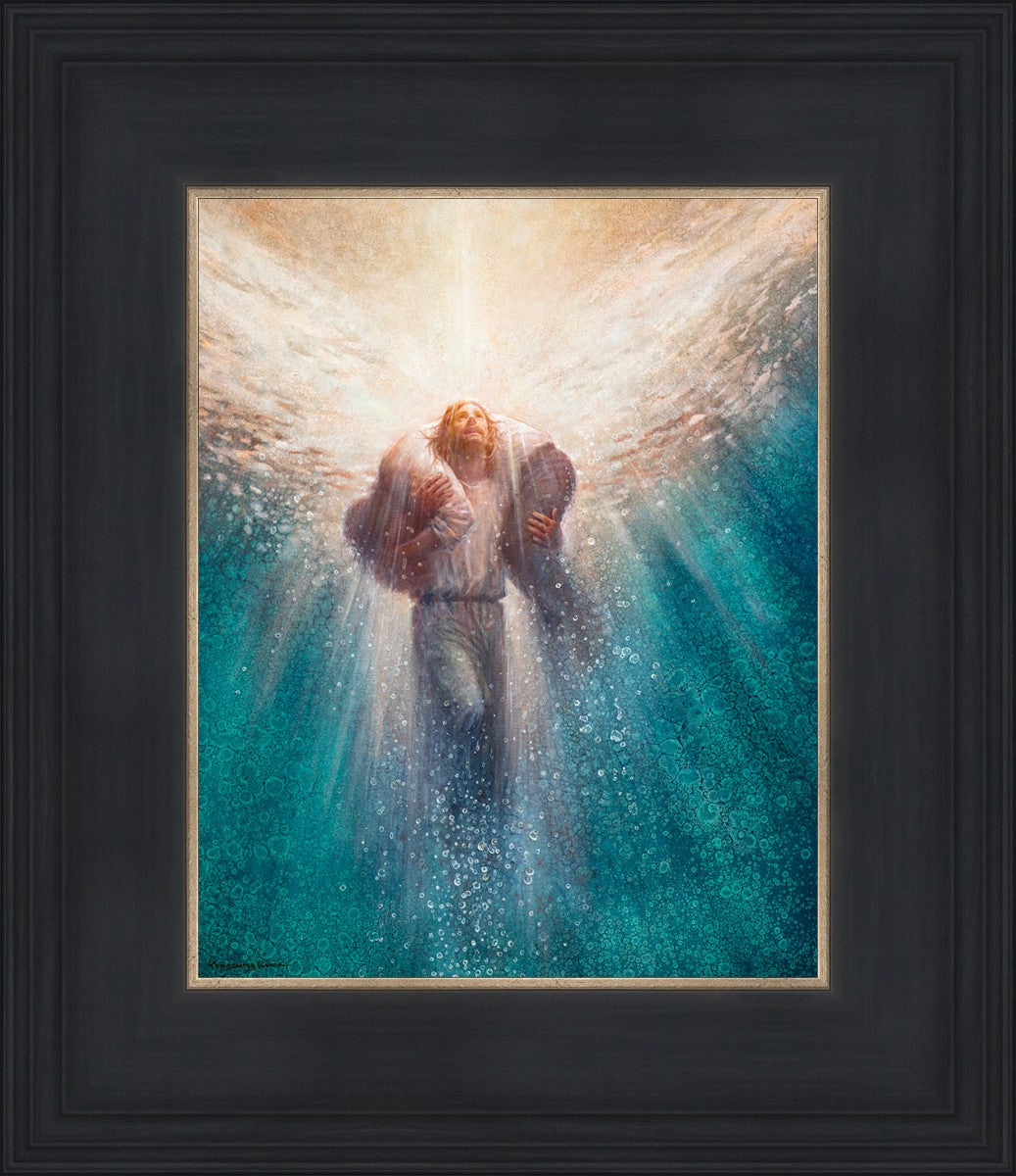 Deep Waters By Yongsung Kim - Premium Wall Art Canvas Print - Ocean Wave Painting for Home & Office Decor - Perfect for Living Room, Bedroom, and Office Spaces