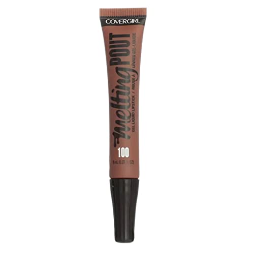 CoverGirl Melting Pout Gel Liquid Lipstick 2-Pack - Gelebrity 100 | Long-Lasting Hydrating Matte Lip Color for Day & Night Wear