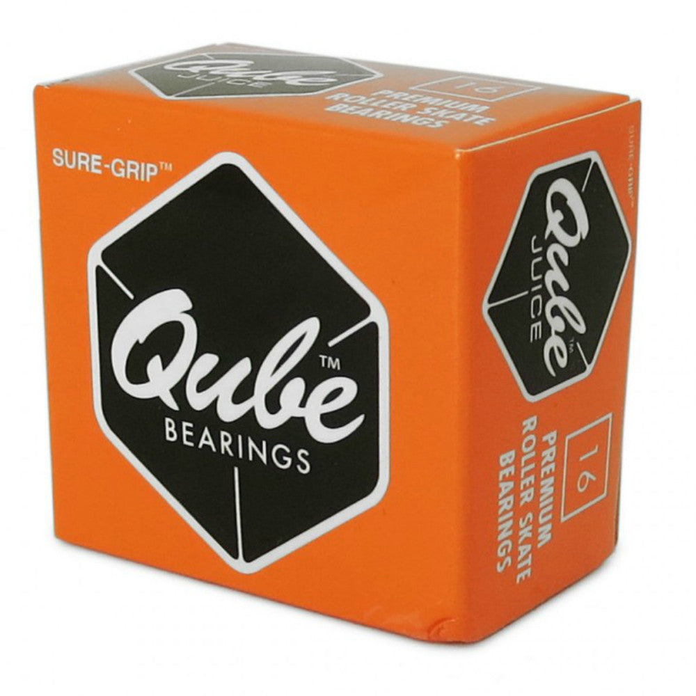 Premium Qube Juice Bearings 7mm - 16 Pack High-Speed Skateboard Bearings for Smooth & Fast Ride - Perfect for Skateboards, Longboards & Roller Skates