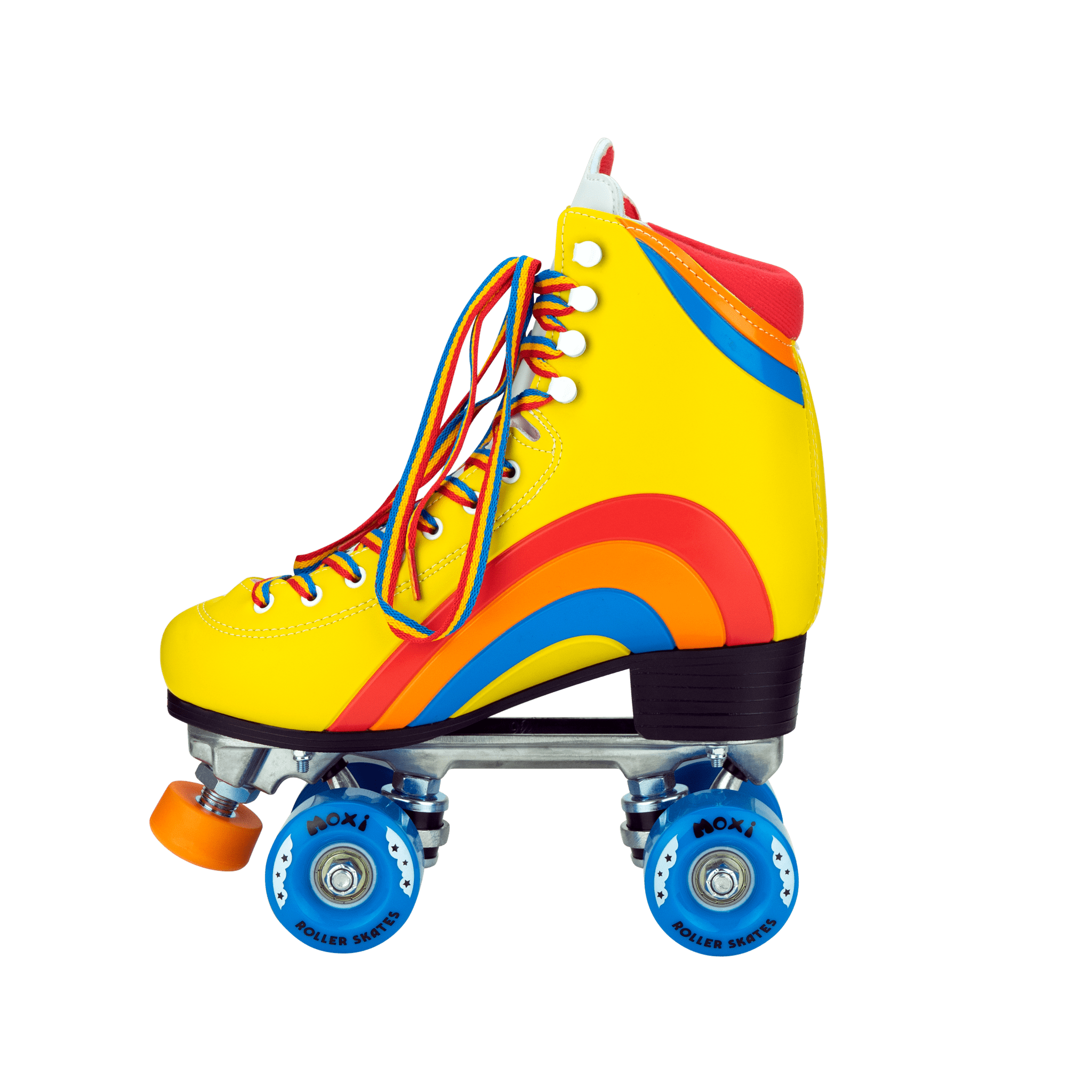 Moxi Rainbow Rider Roller Skates for Women - Sunshine Yellow Outdoor & Indoor Roller Skates for Beginners, Fitness & Fun - Perfect for Park, Rink & Street Skating