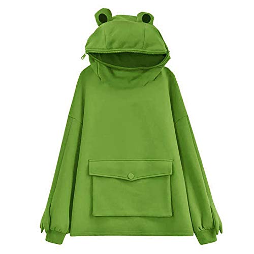 Women's Pullover Sweatshirt with Pocket & Cute Stitching - Cozy Casual Blouse for Everyday Wear, Work & Weekend Outfits