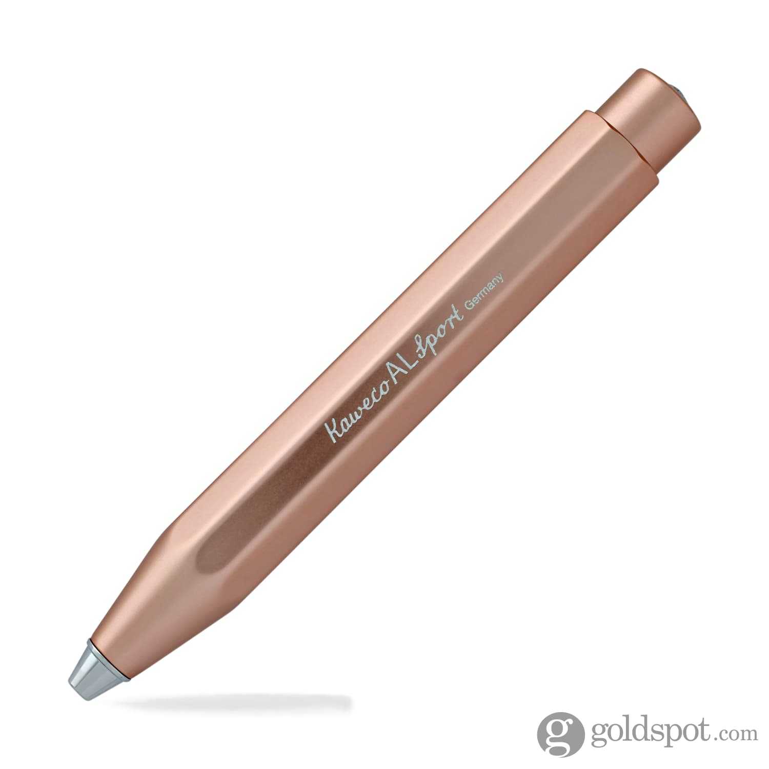 Kaweco AL Sport Rose Gold Ballpoint Pen - Premium Aluminum Writing Pen for Everyday Use, Office, Journaling & Gifts