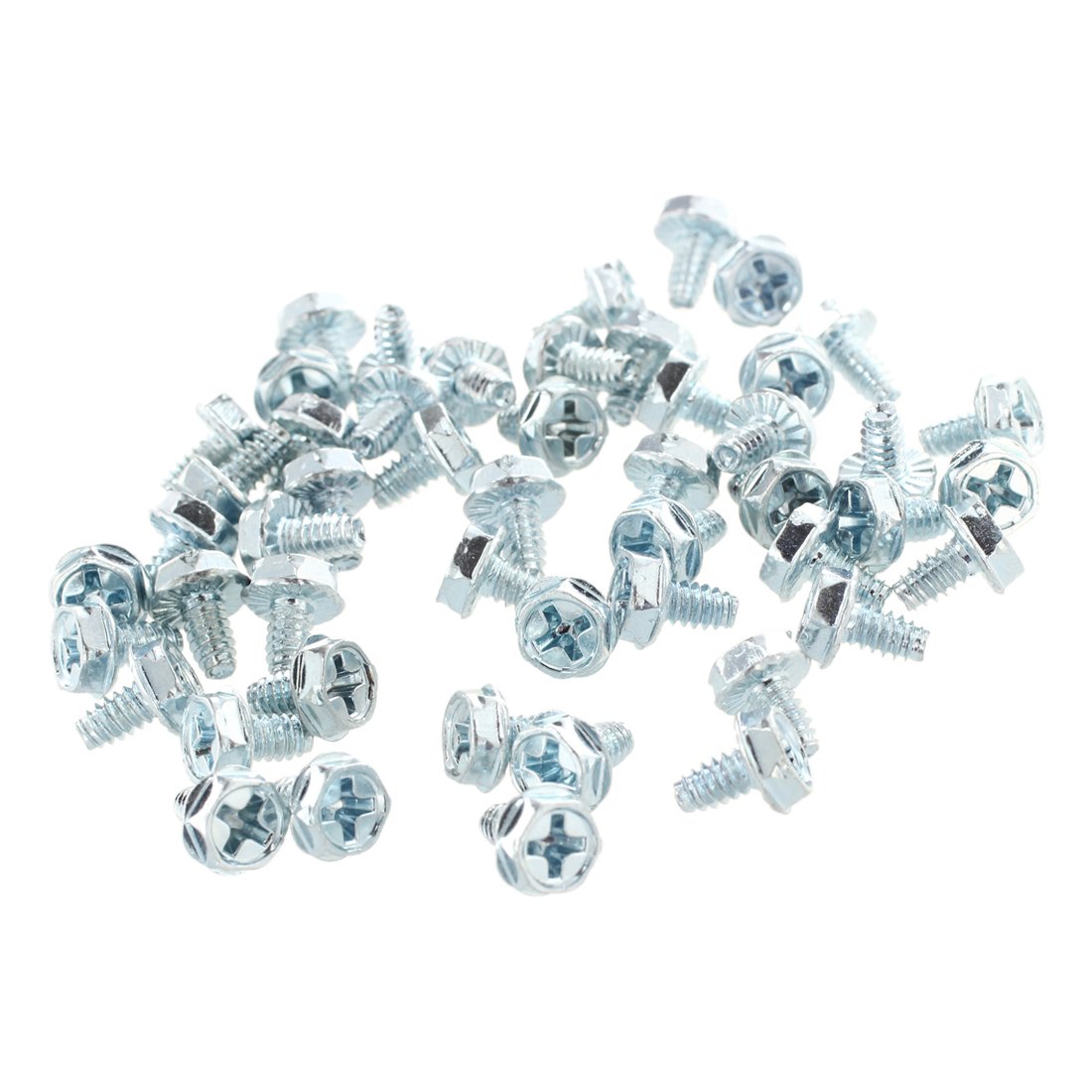 50 PCS Quadrex Short Computer Case Motherboard Screws - Perfect for PC Building, Repair & DIY Electronics Projects - Humanitypd