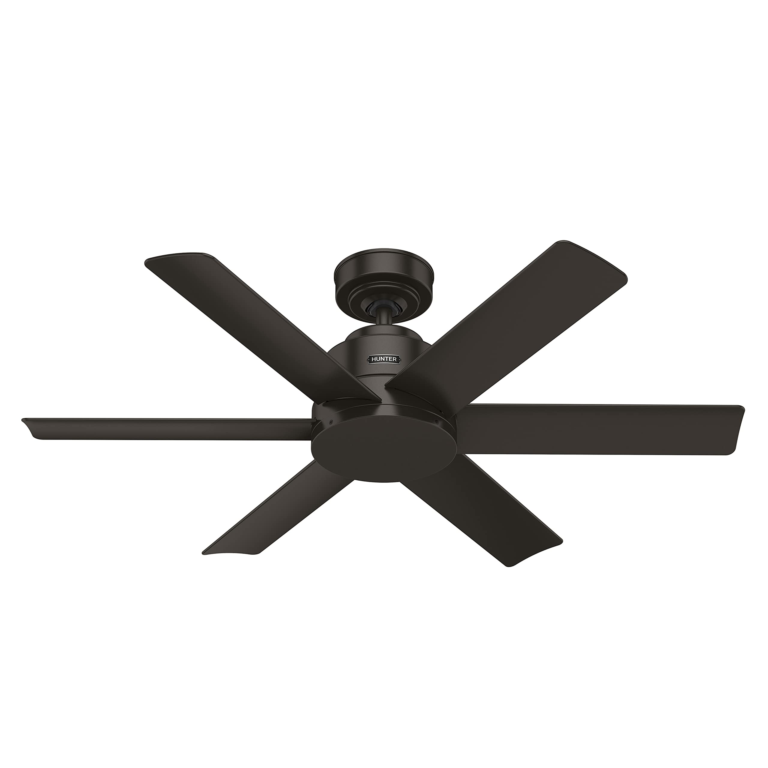 Hunter Fan 44 Inch Contemporary Premier Bronze Finish Outdoor Ceiling Fan with 6 Blades - Energy Efficient & Weather Resistant - Perfect for Patio, Deck, and Covered Porch Areas (Renewed)