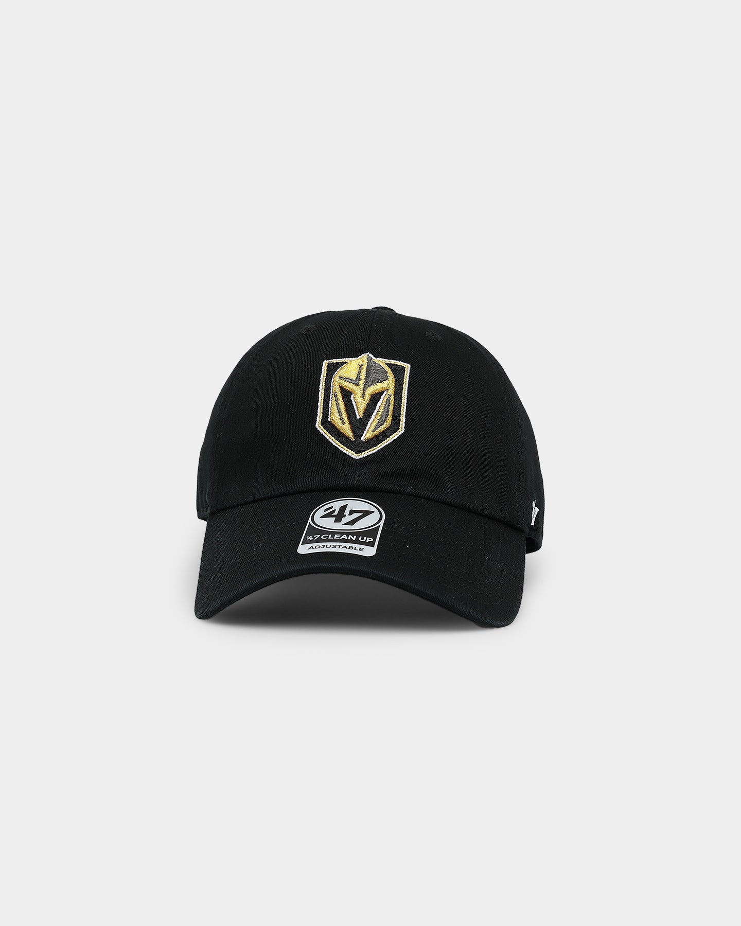 47 Brand Kids' Las Vegas Golden Knights Adjustable Strapback Hat - Black NHL Hockey Cap for Boys & Girls - Perfect for Game Day, School, and Outdoor Activities