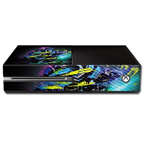 MightySkins Carbon Fiber Skin for Microsoft Xbox One - Sportbike Design | Protective & Durable Textured Vinyl Wrap | Easy to Apply & Remove | Made in USA | Perfect for Gaming Setups & Home Entertainment