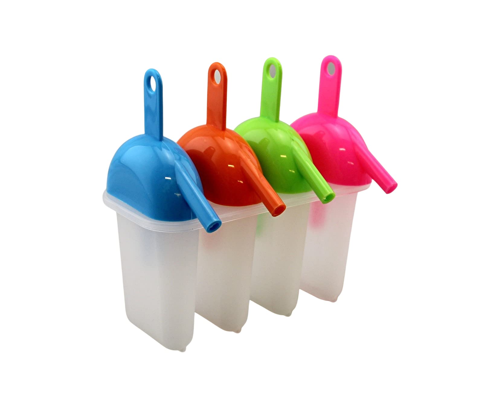 BPA-Free Ice Lolly Pop Mold Popsicle Maker with Straw - DIY Healthy Frozen Treats for Kids, Summer Snacks, and Party Favors | Perfect for Home, Picnics, and Backyard BBQs