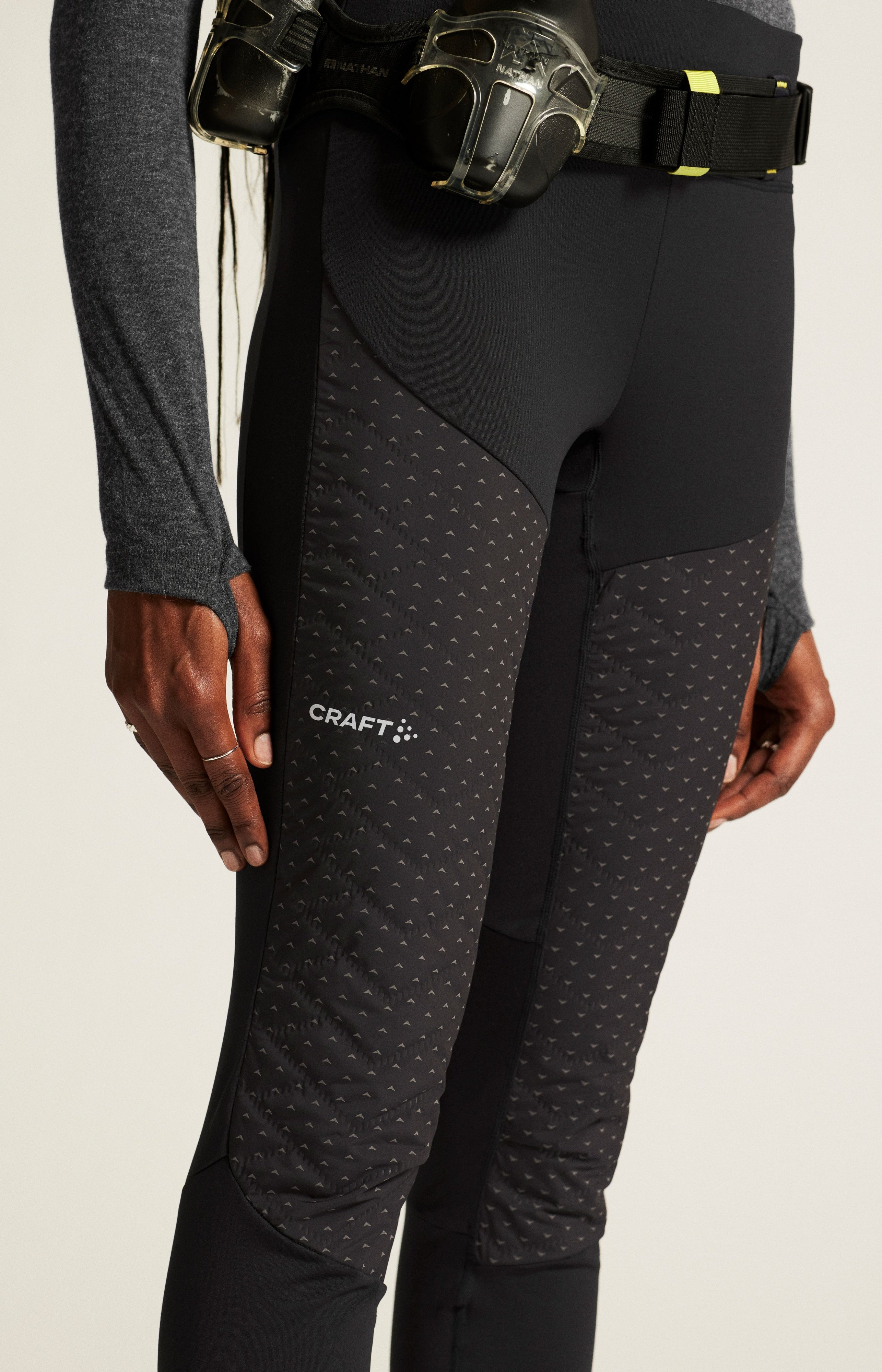 ADV Subz Lumen Padded Cycling Tights for Women - Black | High-Performance Bike Shorts for Road & Mountain Biking
