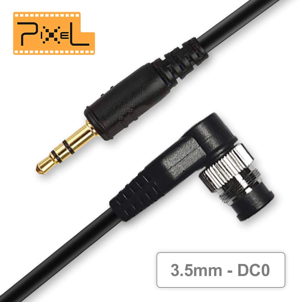 Nikon Camera Remote Shutter Release Cable - 3.5mm DC0 Plug Compatible with TW-283 Series & Pixel Shutter Control | Perfect for Time-Lapse, Group Photos & Hands-Free Shooting