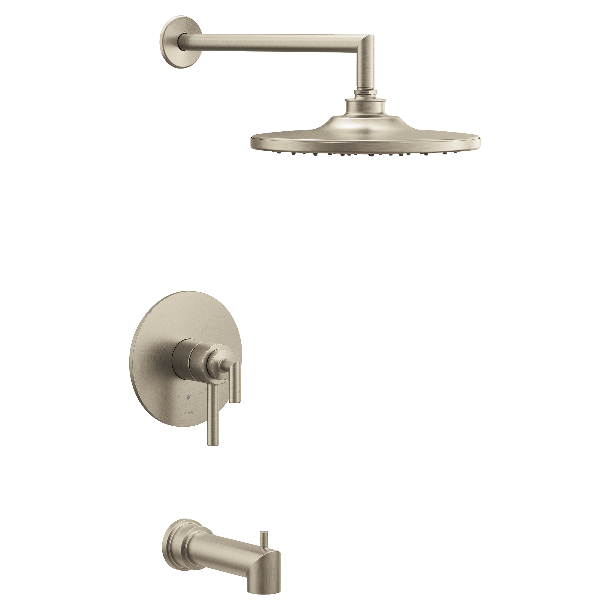 Arris Chrome M CORE 4 Series Tub and Shower Faucet - Modern Bathroom Fixture for Shower and Bathtub Use