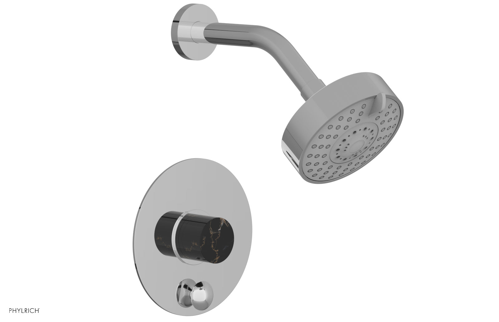 Premium BASIC II Pressure Balance Shower and Diverter Set (No Spout) - 4 190 Series - Perfect for Bathroom Renovations & Modern Home Upgrades