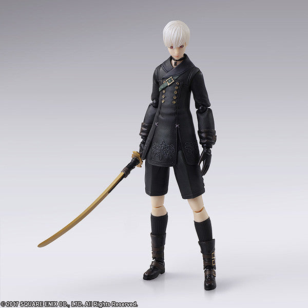 Bring Arts Nier Automata 9S Action Figure - Square Enix Collectible Model for Anime & Gaming Fans | Perfect for Display, Cosplay, and Gift Giving