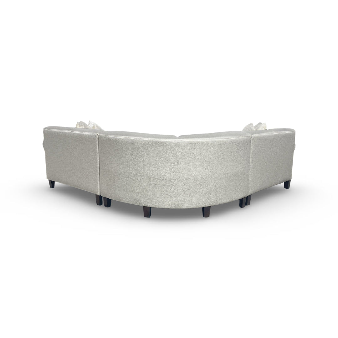 Belle Sectional Sofa - Modern L-Shaped Couch with Reversible Chaise for Living Room, Family Room & Home Theater | Comfortable Fabric Upholstery & Sturdy Frame