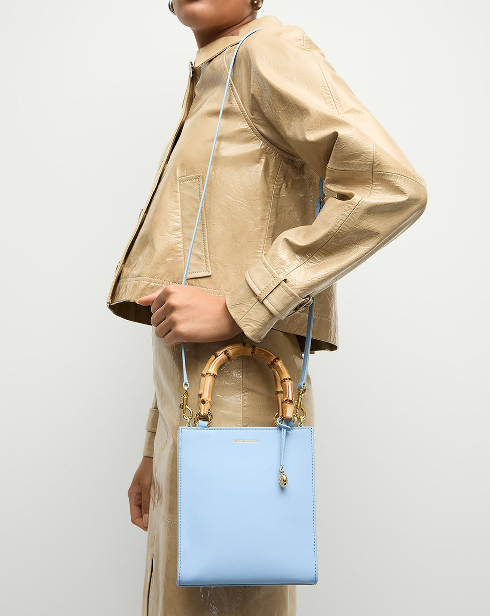 Eco-Friendly Bamboo Handle Shopping Tote Bag - Stylish & Reusable Grocery Bag for Shopping, Beach, Picnic & Daily Use