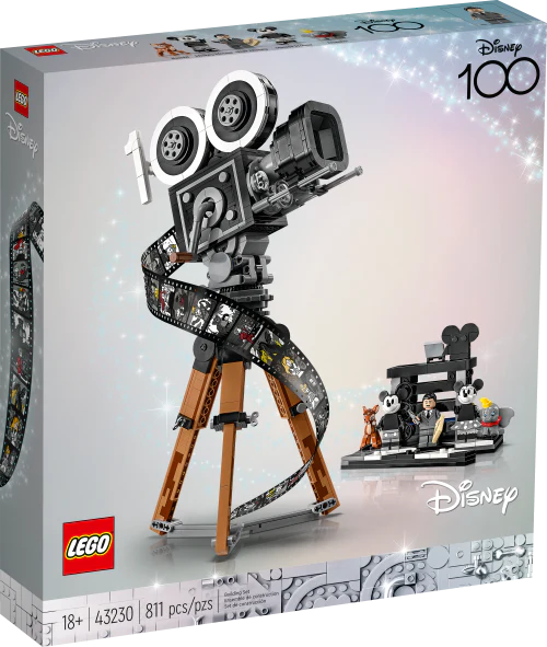 LEGO® Disney™ Walt Disney Tribute Camera Building Set - Collectible Disney Memorabilia for Adults & Fans - Perfect for Disney Theme Park Displays & Home Decor