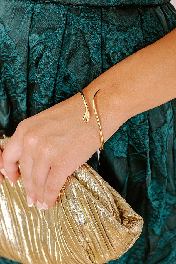 Vintage Style Stainless Steel Gold Plated Bracelet for Women - Elegant Jewelry Gift for Party, Wedding & Everyday Wear
