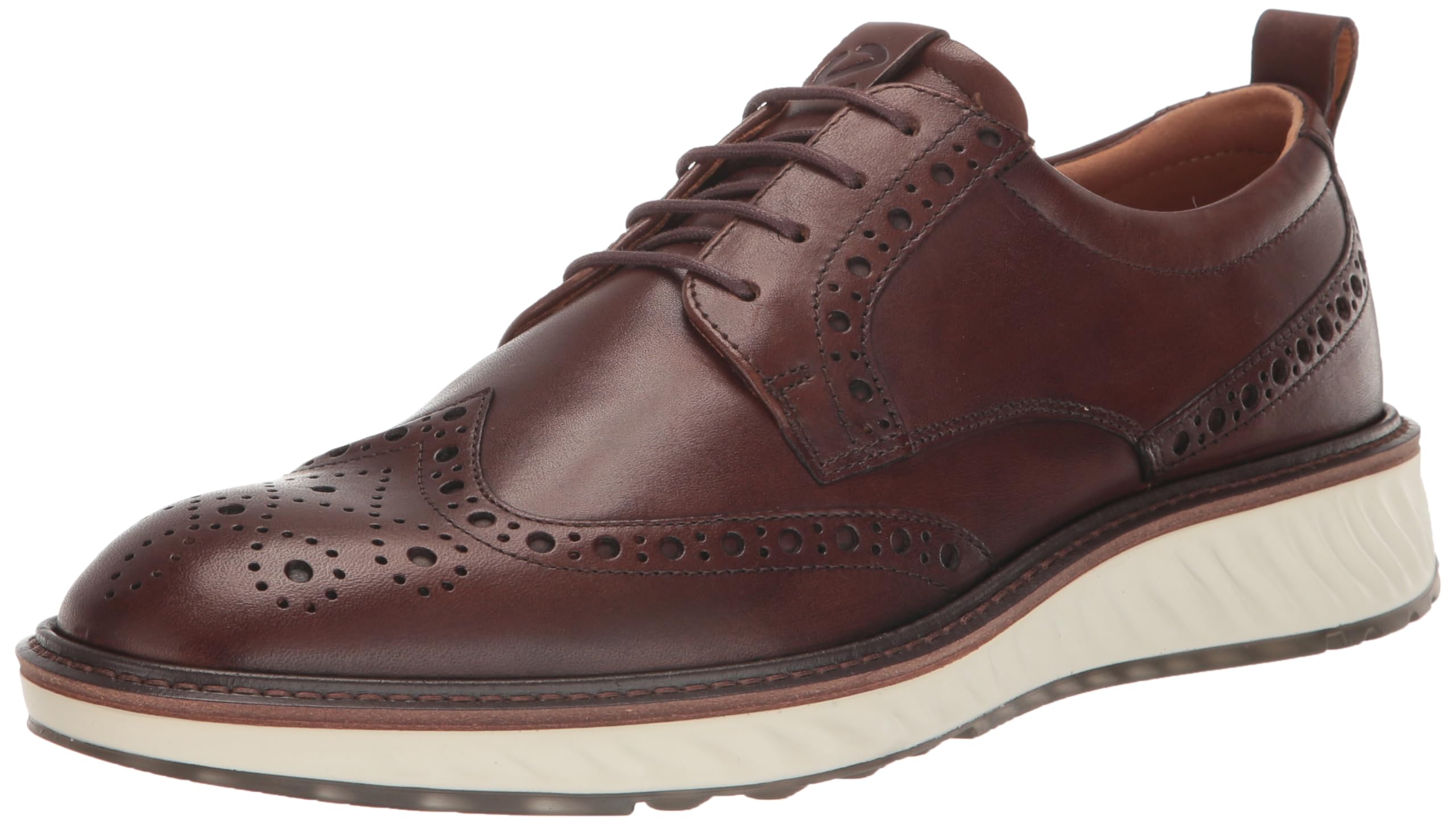 ECCO Men's St. 1 Hybrid Brogue Oxford Shoes - Comfortable & Stylish Leather Dress Shoes for Business, Office & Formal Occasions