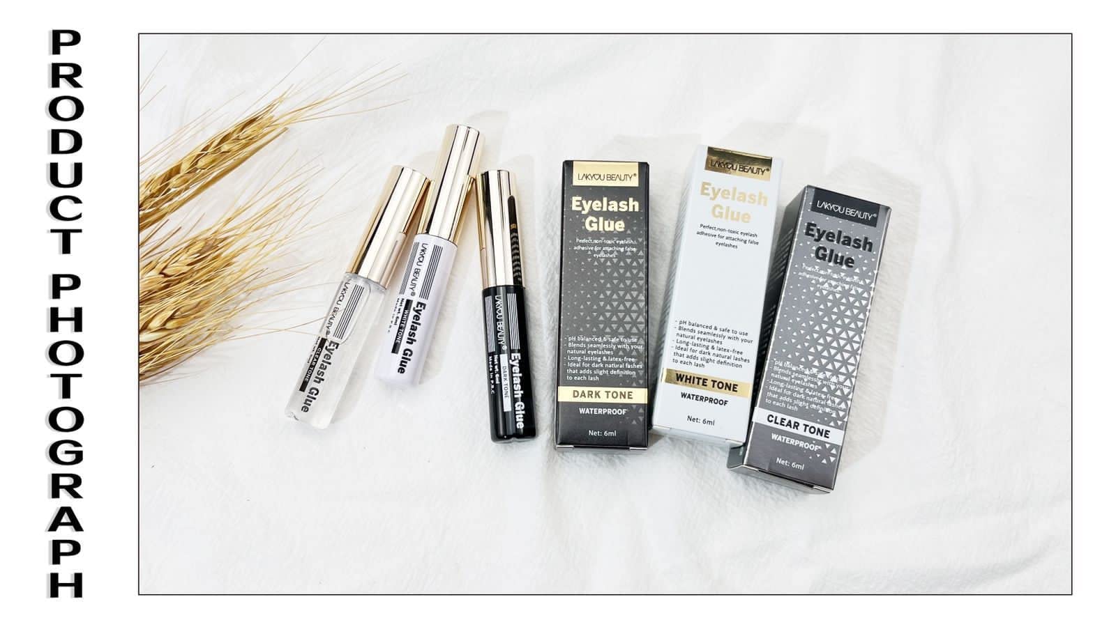 KIRA Dark Tone & Clear Eyelash Glue - 6ml | Professional False Lash Adhesive for Natural & Dramatic Looks | Perfect for Daily Wear, Special Occasions & Makeup Artists