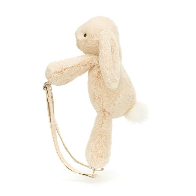 Jellycat Smudge Rabbit Backpack - Soft Plush Bunny Backpack for Kids & Toddlers - Cute Animal Bookbag for School, Travel & Everyday Use
