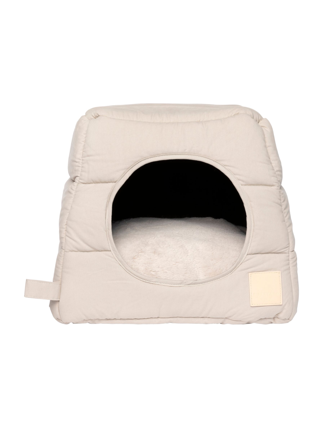 Fuzzyard Life Cat Cubby Sandstone - Cozy Pet Bed for Cats & Small Dogs - Perfect for Indoor Lounging, Napping & Relaxing in Living Room or Bedroom