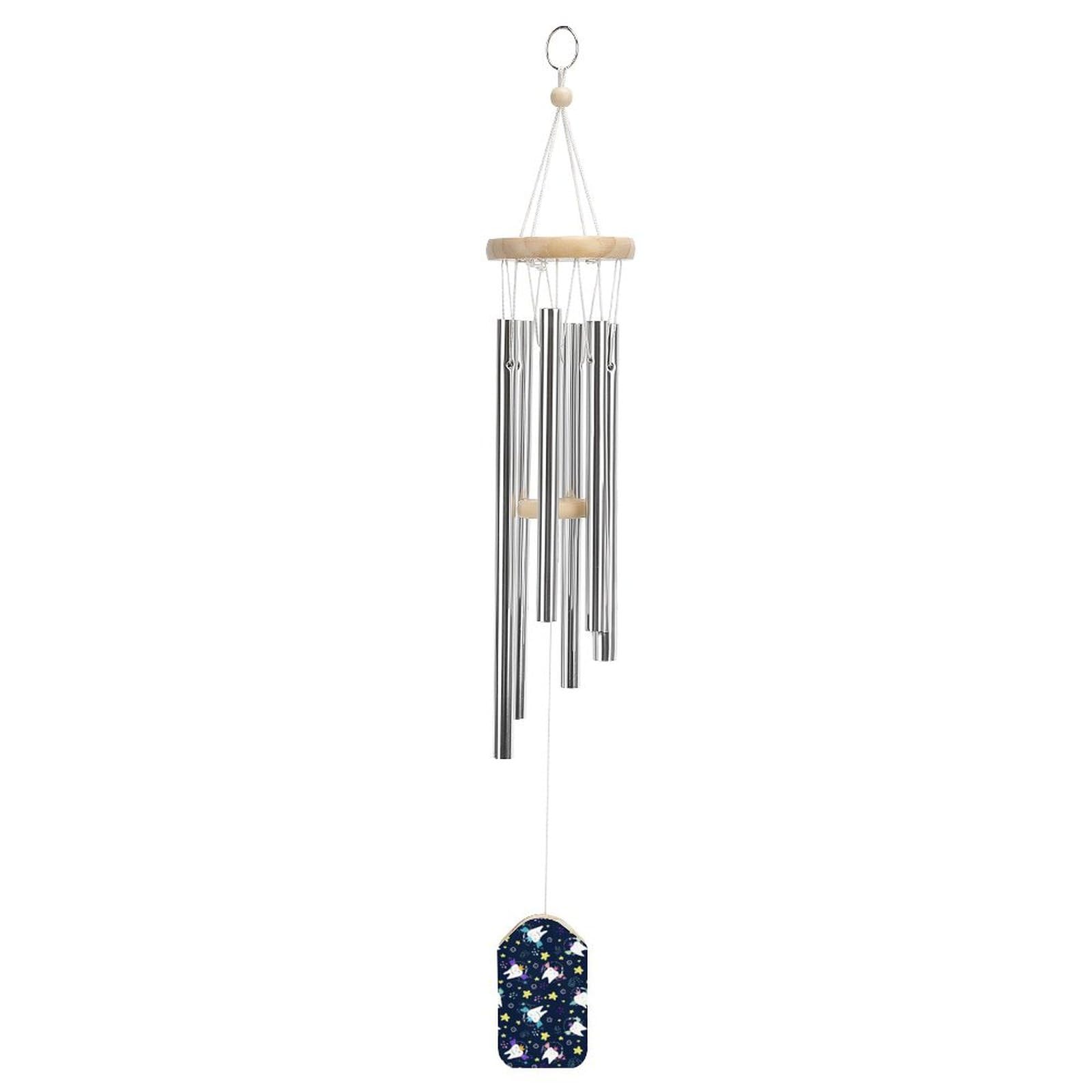 Magic Teeth with Wings Wind Chimes - Outdoor Memorial Wind Chime Gift for Mom & Dad - Patio, Garden & Yard Decor - Perfect for Relaxing in Backyard & Honoring Loved Ones