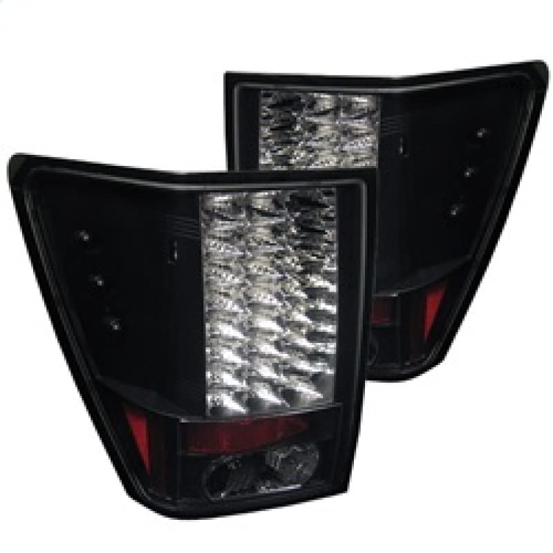Spyder Auto 5005526 LED Tail Lights - Black/Clear Smoke Lens - Compatible with Select Car Models - Enhance Visibility & Style for Night Driving & Custom Builds