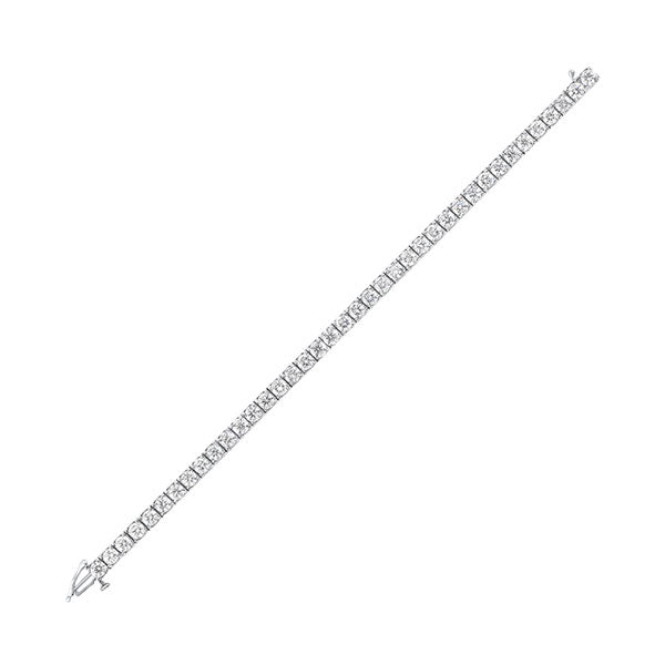 14K White Gold Diamond Tennis Bracelet (10CTW) - Elegant Jewelry for Women, Perfect for Weddings, Anniversaries & Special Occasions