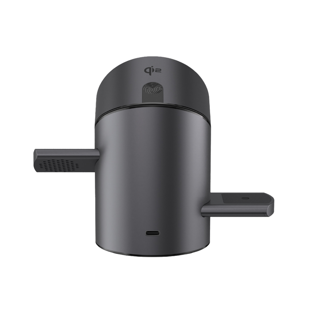 Adam Elements QUBE Qi2 MagSafe 3-in-1 Wireless Charging Station (Grey) - Fast Charging for iPhone, AirPods & Apple Watch - Perfect for Home, Office & Travel
