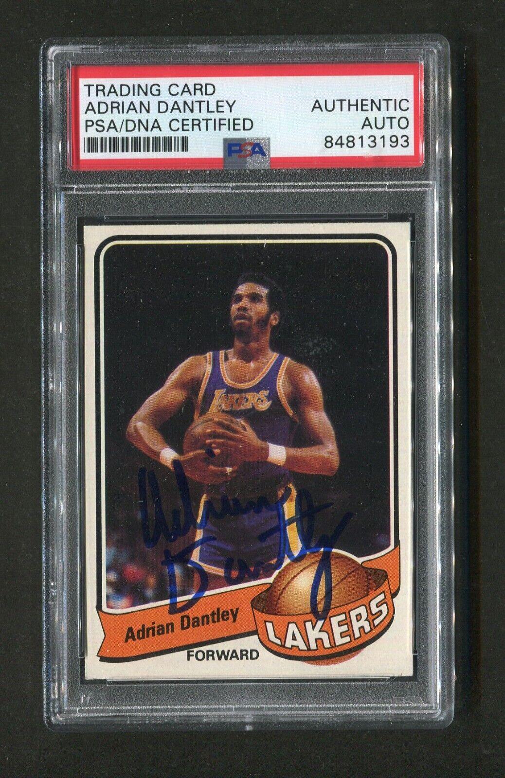 1979 Adrian Dantley PSA/DNA Authentic Autograph Topps Signed Basketball Card - Rare Collectible Memorabilia for NBA Fans & Sports Collectors - Perfect for Display, Investment or Gift Giving